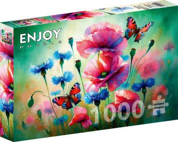 Enjoy Puzzle - Butterfly Garden - 1000 Stukjes 2