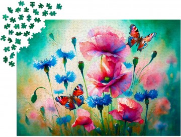 Enjoy Puzzle - Butterfly Garden - 1000 Stukjes 6