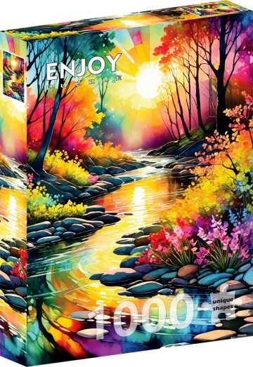 Enjoy Puzzle - Spring Stream - 1000 Stukjes 2
