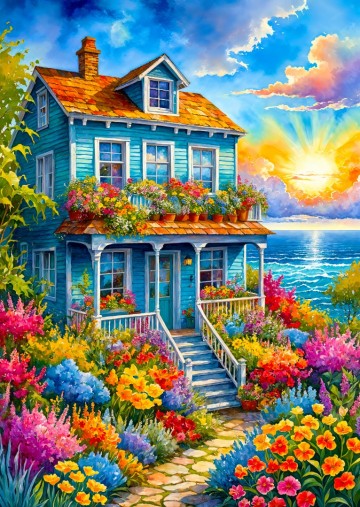 Enjoy Puzzle - Ocean Garden - 1000 Stukjes