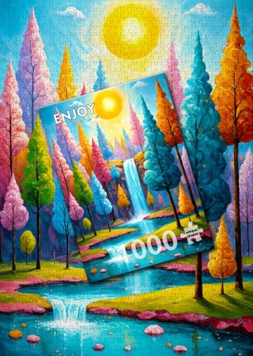 Enjoy Puzzle - Forest Cascade - 1000 Stukjes 6