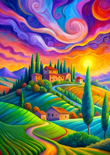 Enjoy Puzzle - Tuscan Light - 1000 Stukjes