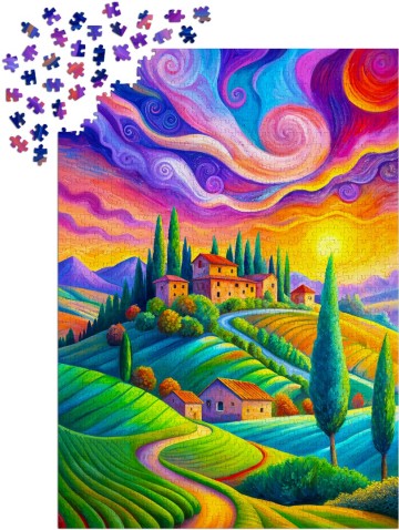 Enjoy Puzzle - Tuscan Light - 1000 Stukjes 5