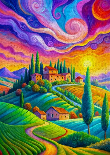 Enjoy Puzzle - Tuscan Light - 1000 Stukjes 3
