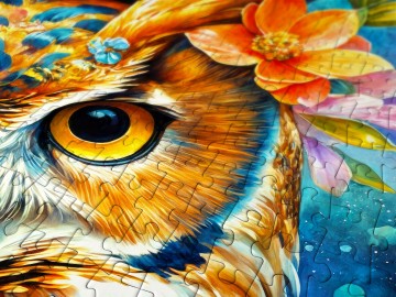 Enjoy Puzzle - Royal Owl - 1000 Stukjes 4