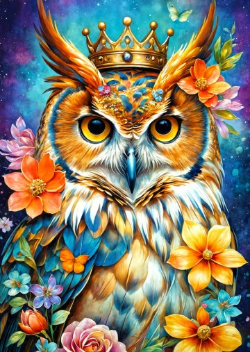 Enjoy Puzzle - Royal Owl - 1000 Stukjes