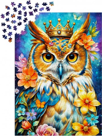 Enjoy Puzzle - Royal Owl - 1000 Stukjes 5