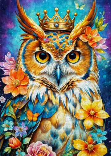 Enjoy Puzzle - Royal Owl - 1000 Stukjes 3