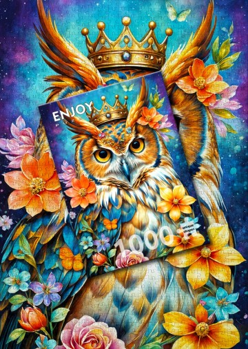 Enjoy Puzzle - Royal Owl - 1000 Stukjes 6