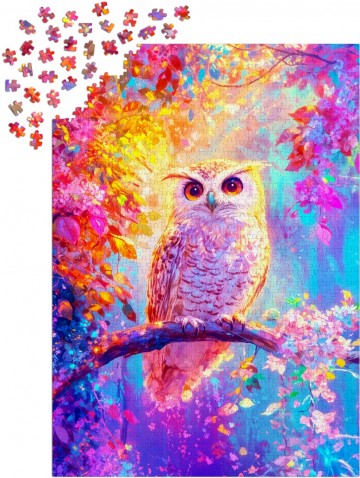 Enjoy Puzzle - Blossom Owl - 1000 Stukjes 5