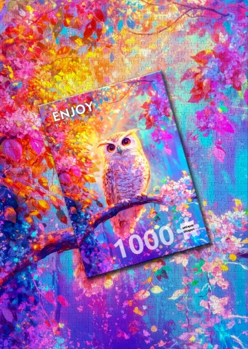 Enjoy Puzzle - Blossom Owl - 1000 Stukjes 6