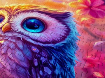 Enjoy Puzzle - Dreamy Owl - 1000 Stukjes 4