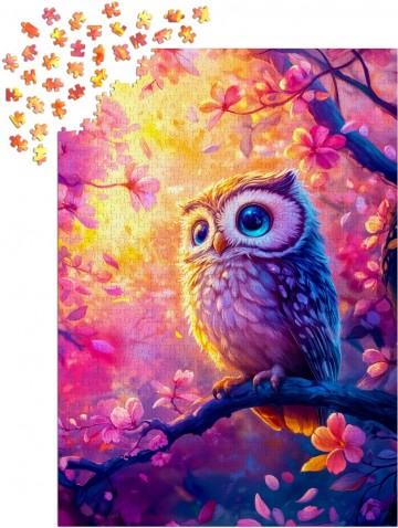 Enjoy Puzzle - Dreamy Owl - 1000 Stukjes 5