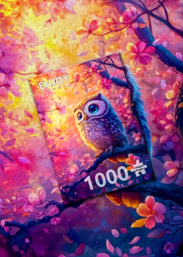 Enjoy Puzzle - Dreamy Owl - 1000 Stukjes 6