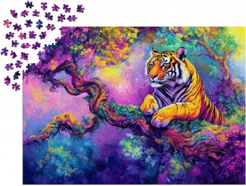Enjoy Puzzle - Jungle Majesty - 1000 Stukjes 5