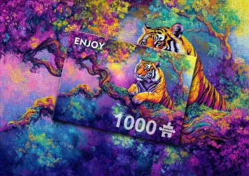 Enjoy Puzzle - Jungle Majesty - 1000 Stukjes 6