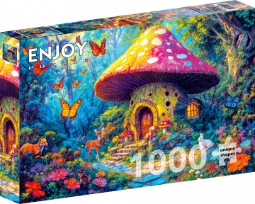 Enjoy Puzzle - Mushroom Cottage - 1000 Stukjes 2