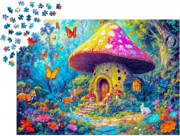 Enjoy Puzzle - Mushroom Cottage - 1000 Stukjes 5