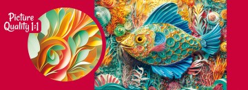 CherryPazzi - Quilled Fish - 1000 Stukjes 6