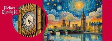 CherryPazzi - Impressionist Sky over London - 1000 Stukjes 6