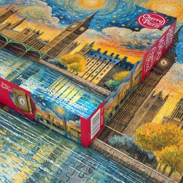 CherryPazzi - Impressionist Sky over London - 1000 Stukjes 8