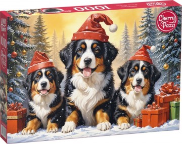 CherryPazzi - Holiday Puppies - 1000 Stukjes 2