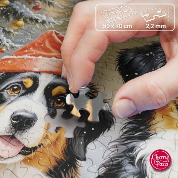 CherryPazzi - Holiday Puppies - 1000 Stukjes 6