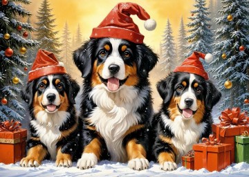 CherryPazzi - Holiday Puppies - 1000 Stukjes