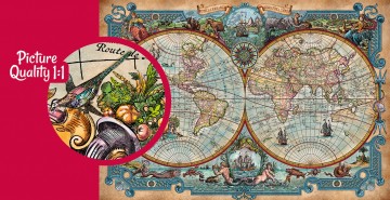 CherryPazzi - Great Discoveries World Map - 2000 Stukjes 6