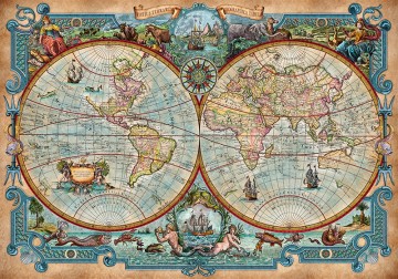CherryPazzi - Great Discoveries World Map - 2000 Stukjes