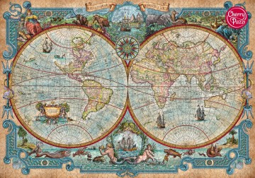 CherryPazzi - Great Discoveries World Map - 2000 Stukjes 7