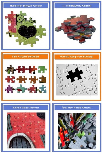 Nova Puzzle - Romantic Cat - 1000 Stukjes 3