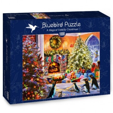 Bluebird Puzzle - A Magical View to Christmas - 1000 Stukjes 2