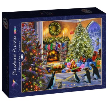 Bluebird Puzzle - A Magical View to Christmas - 500 Stukjes 2