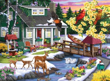 Bits and Pieces - A Place in the Woods - 1000 Stukjes