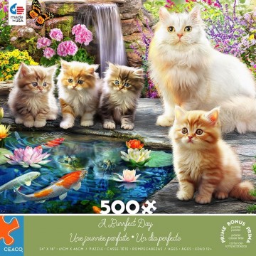 Ceaco - A Purrfect Day - 500 Stukjes Schade 2 - 3