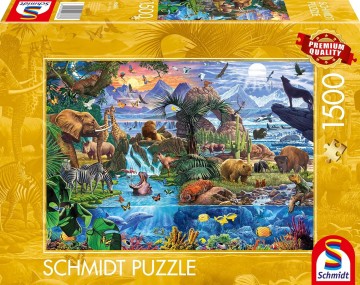 Schmidt - A Wildlife Panorama - 1500 Stukjes 2