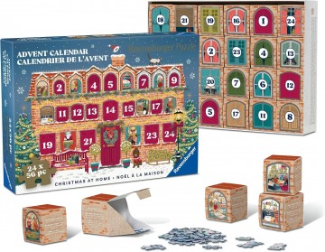 Ravensburger - Advent Calendar - Christmas at Home - 24 x 56 Stukjes 2