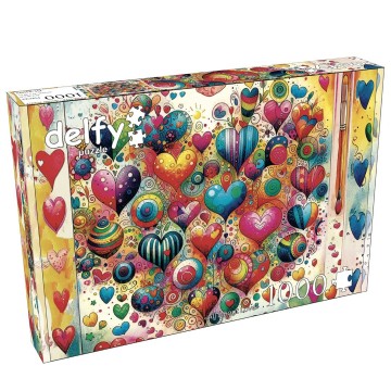 Delfy Puzzle - All About Love - 1000 Stukjes 2