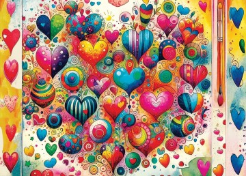 Delfy Puzzle - All About Love - 1000 Stukjes