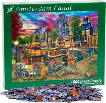 Vermont Christmas Company - Amsterdam Canal - 1000 Stukjes 3