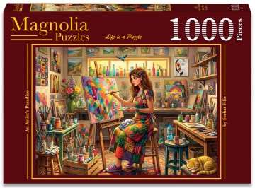 Magnolia - An Artist's Paradise - 1000 Stukjes 2