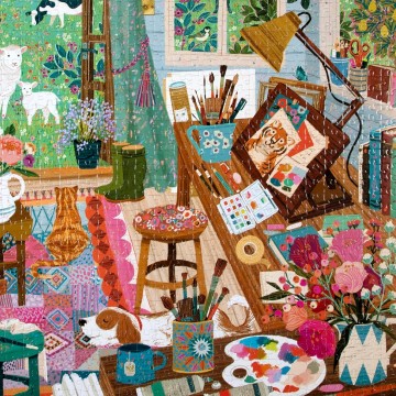 EeBoo - Artist's Cottage - 1000 Stukjes 4