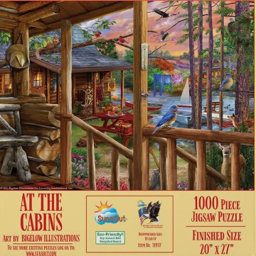 SunsOut - At the Cabins - 1000 Stukjes 3