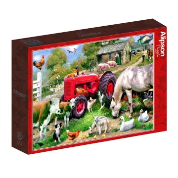 Alipson Puzzle - At the Farm - 1000 Stukjes 2