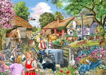 The House of Puzzles - At the Farm Gate - 500 XL Stukjes