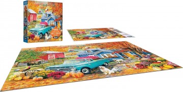 RoseArt - Autumn Hill Cottage - 1000 Stukjes 3
