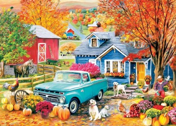 RoseArt - Autumn Hill Cottage - 1000 Stukjes
