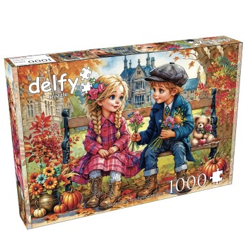 Delfy Puzzle - Autumn's Tender Gesture - 1000 Stukjes 2
