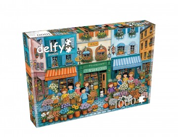 Delfy Puzzle - Avenue of Blossoms - 1000 Stukjes 2
